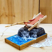 미니미소 바다낚시세트(사이즈별 구성 별도_색상랜덤) 미니어쳐 모형