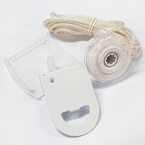 블라인드 롤스크린 줄 부품 부속 끈 손잡이 파손 교체, 33.저소음 끈손잡이 핑크 + 투명웨이트 B타입