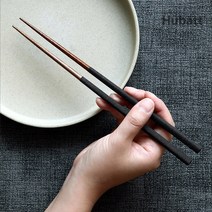 휴바트 절제된 아름다움 호주산 천연 원목 말라스 우드 핸드메이드 나무젓가락, 그린