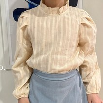 오호 아일렛프릴블라우스