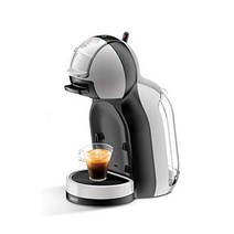 Krups KP123B Nescafé Dolce Gusto Mini Me 커피 캡슐 머신| 1500와트| 0.6리터 물 탱크 | 색상 북극 회색/검정, 머신 + 36 귀리 플랫 화이트 커피 캡슐, 아틱 그레이