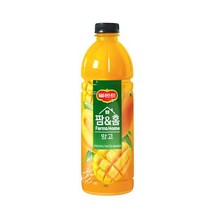 칠성 델몬트 팜앤홈 망고 과일주스 음료수 사무실 탕비실 1.2L 6본 1세트, 47세트
