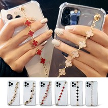 [앨리스하우스] 핸드폰스트랩 패션 여성 핑거 폰스트랩, P1 심플 블랙