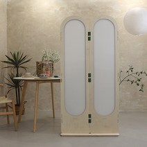 다빈 폴리 자작나무 2단 파티션 (1600) 까페 사무실 칸막이 인테리어 가림막 가벽, 화이트