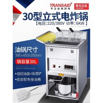업소용 튀김기 감자튀김 치킨 돈가스 도너츠 대형 2구 튀김기계, 30L수직형전기모델