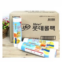 롯데알미늄 [ 테리하우스s2 ] BOX 롯데롤팩 (25x35cm) 500매 12개입 위생백, 1개