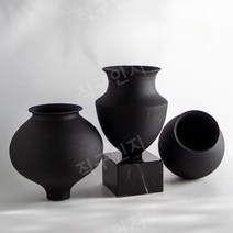 달항아리 도자기 미니 호리병 화병 꽃병, 밝은노란색9166-15머리그림색상