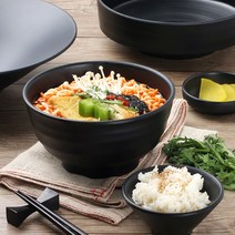 먹토 멜라민그릇 전통 면기 1호 라면 우동 덮밥 짬뽕 비빔밥 국수 우동기 라면기 짜장면 그릇