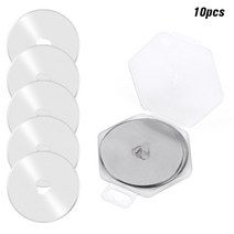 LMDZ 45mm 커팅 룰러 로터리 커터 및 교체 블레이드 패브릭 패치 워크 가죽, 3