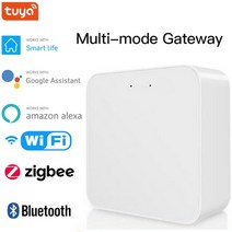 TuyaZigBee 스마트 게이트웨이 허브 와이파이 블루투스 홈 라이프 브릿지 앱 무선 리모컨 알렉사 구글 홈으로 작동, [03] Multimode Gateway