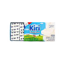 끼리 크림치즈 포션 플레인 6입 / 조각치즈 개별포장 치즈포션 영양간식 키토식