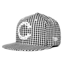 [가방팝] 크룩스앤캐슬 Fitted Cap Chain Gingham 스냅백