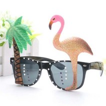 인공 열대 야자수 잎 하와이 파티 여름 정글 웨딩 생일 홈 테이블, 38 1pc glasses