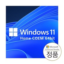 [마이크로소프트] Windows 11 Home COEM(DSP) 64bit 멀티랭귀지 MS코리아 정품