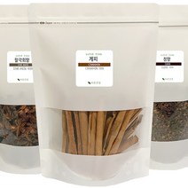 뱅쇼만들기 재료 시나몬스틱300g + 정향100g + 팔각향100g 뱅쇼세트 (지퍼백), 1세트, 500g