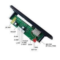 블루투스카오디오 무선 블루투스 MP3 플레이어 WMA 디코더 보드 오디오 모듈 USB TF 자동차 액세서리 12V, 한개옵션0