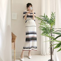 드레스날다 포에버러블리 펀칭 스커트 투피스세트(mset1798)