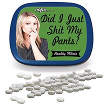 Did I Just Shit My Pants Mints - Public Shart Jokes Novelty Candy for Men Women Teens - Peppermin, 1