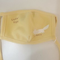 [아가방]여우포인트면마스크01P085701, 색상:옐로우|사이즈:Free, 단품