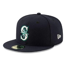 New Era 뉴에라 59FIFTY 시애틀 매리너스 MLB 2017 어센틱 컬렉션 온 필드 게임 핏 캡 사이즈 7 5/8