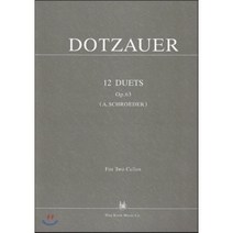 첼로 돗자우어 12개의 2중주 (Op.63), 한국음악사, FRIEDRICH DOTZAUER 저/SCHROE...