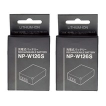 Fujifilm X-Pro1 XPro1 X-T1 XT1 HS30EXR HS33EXR X PRO1 용 2 조각 NP-W126S W126S NP-W126 NP W126 배터리, 02 2 Pieces