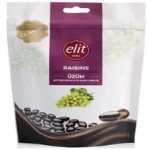 Elit Dark Chocolate Covered Raisins Dragee - 1 Pack
