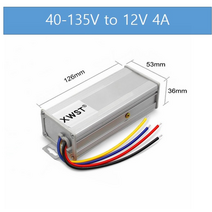 인버터 캠핑 차량용 인버터 캠핑 차량용 xwst 절연 dc dc 변환기 40-135v 48v 60v 72v 90v 110v 120v 12v 스텝 다운 벅 컨버터 전원 125, 협력사, 4a