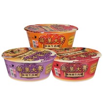 기타 웅진식품 만한대찬 마라우육면/홍샤오우욱면/진미우육면 컵라면 4개입, 홍샤오우육면2개입+진미우육면2개입