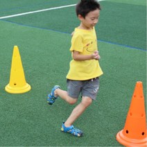 초등학교 운동회 체육콘 50cm 축구훈련 인라인 라바콘 트레이닝 어린이, 오렌지