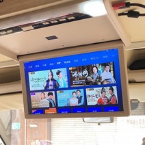 카니발 펠리세이드 천장모니터 쏘렌토 천정 모니터 차량용 TV 디스플레이, 19인치 mp5 HD 블랙 + 휴대폰 화면