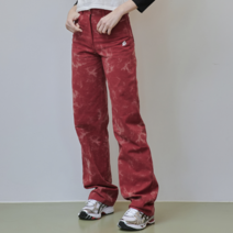샐러드볼즈 COLOR WASHED PANTS RED