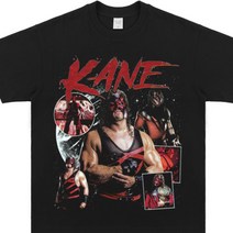 WWE 케인 반팔 티셔츠 KANE 반팔티 프로레슬링 레슬링 레슬러 레트로 운동복 기념 굿즈
