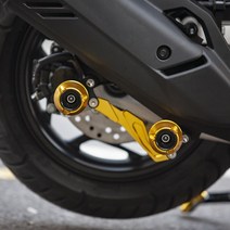 BAIKET 혼다 야마하 PCX NMAX XMAX FORZA 오토바이 튜닝 머플러 슬라이더, 골드