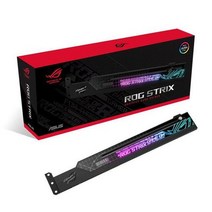 ASUS ROG RGB 발광 그래픽 카드 브래킷 RTX4090 GPU 홀더 지원 Helios VGA 스탠드 3D 효과 AURA SYNC PC 모딩, 5V ARGB Black