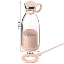 쥬서기 착즙기 휴대용 미니 전기 과즙 기 과일 믹서기 usb 믹서 과즙 기 과일 추출기 식품 다기능 밀크 쉐이크 주스 메이커 기계, 밝은 회색
