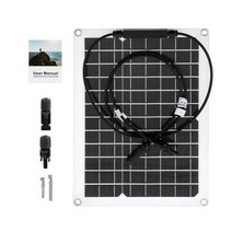 600W 300W 태양 전지 패널 18V 태양 전원 태양 전지 은행 커넥터 커버 태양 컨트롤러 IP65 전화 자동차 RV 보트 충전기 태양광 패널 태양 전지, [06] 600W 60A Controller