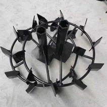 농기계 철바퀴 관리기 바퀴 밭갈이 경운기 로타리, 2.3 축 직경 35 (더블 링 아이언휠), 1개