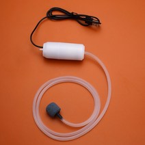 충전식기포기 낚시 산소 수족관 산소 공기 펌프 물고기 탱크 USB 조용한 압축기 에어레이터 휴대용 미니, 01 Small white