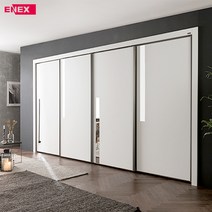 야누스 슬라이딩 붙박이장(고급형)-360cm(12자), 화이트