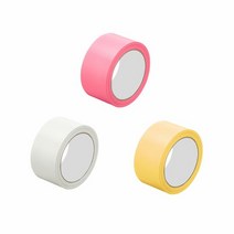 자국안남는 테이프 40mm 잘떨어지는 컬러 멀티 테이프, 본상품선택 노랑색