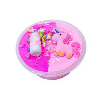 DIY 핸드 모델링 점토 퍼티 점액 놀이 반죽 자기 Plasticine Squishy 완구 어린이 다채로운 유니콘 방지 스트레스 장난감, [07] 60ML Pink