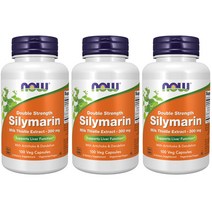 나우푸드 실리마린 밀크 시슬 추출물 300mg 베지 캡슐, 100개입, 3개