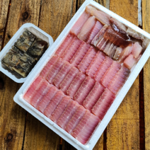 생선톡톡 국내산 목포홍어 1kg + 홍어묵 초장, 1개, 1kg 중숙성