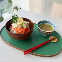 옻칠마감 우드 볼 밥그릇 면기 (3가지 사이즈), 대