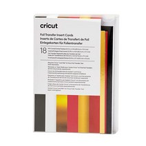 Cricut 포일 트랜스퍼 인서트 카드 S40 Cricut 카드를 만드는 쉬운 릴리즈 포일 카드 생일 카드 생성 감사 카드 Cricut Joy/Maker/Explore Ma, Foil Royal Flush_18 Count