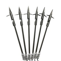 작살 새총 낚시를 위한 다트 작살 새총 새총 낚시 활 낚시를 위한 깃털 다트 및 개폐식 콧수염, 없음