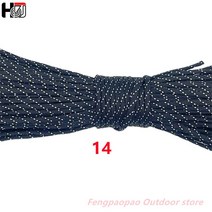 5M 10M 15M 30M Paracord 550 낙하산 로프 매는 밧줄 군사 7 코어 등산 캠핑 생존