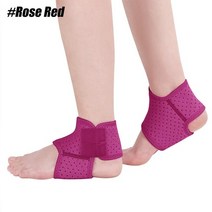 발목보조기 발목 아대 깁스 1 쌍 어린이 발 지원 랩 발목 중괄호 어린이 힘줄 압축 레이스 보호 청소년 스포츠 댄스 아치 염좌 관절 통증 JX, 로즈 레드, m