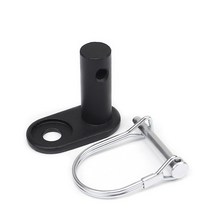 자전거 트레일러 걸쇠 브래킷 커넥터 커플러 피팅 블랙 히치 휴대 교체 예비 부품 54x28mm 액세서리, 없음